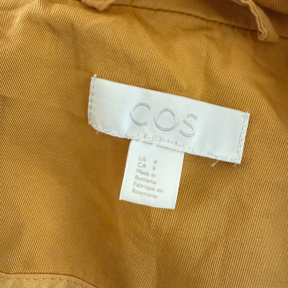 COS Mustard Long Sleeve Dress - Picture 4 of 5